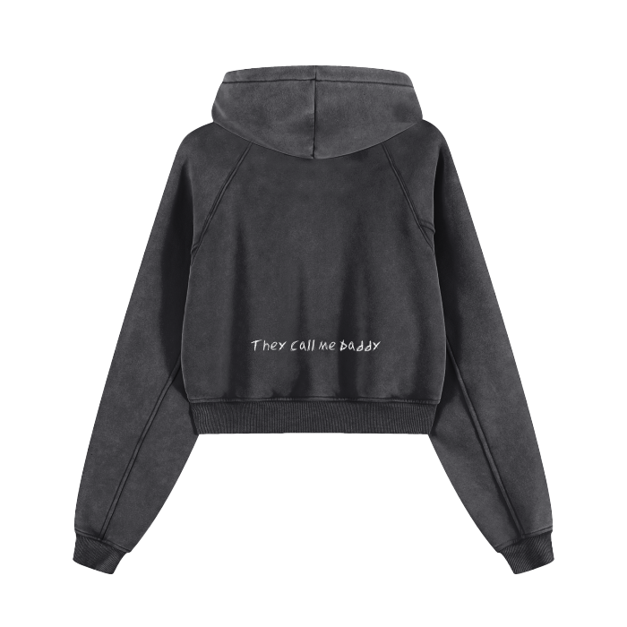 Call Me Daddy Cropped Hoodie